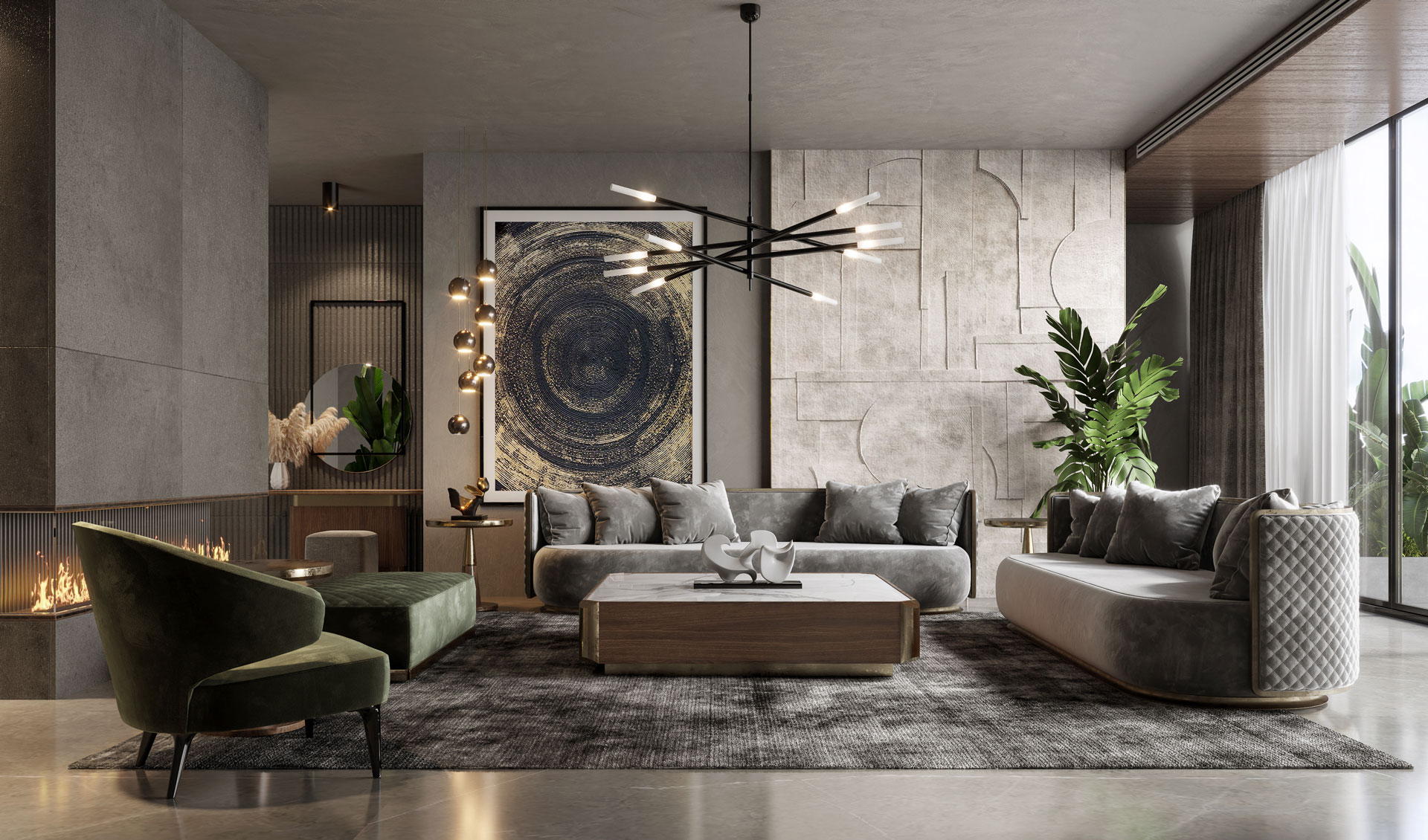 lusso designs residential interiors apartment in london cover