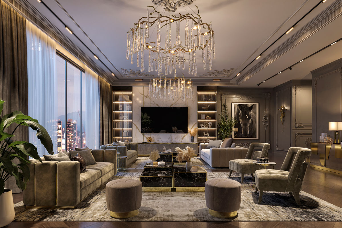 lusso designs residential interiors apartment in paris 01